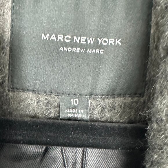 NWT Marc New York Oversized Jacket Emma Brushed Wool Blend Plaid Coat Size 10 - Picture 6 of 16